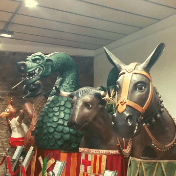 Some of the Medieval Barcelona beasts for Parades