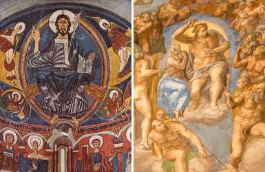 Taull frescos vs Sixtine chapel