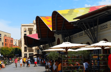 Contemporary Architecture in Barcelona: Santa Caterina Market