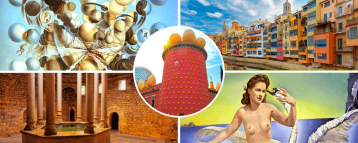 Sites from our Girona and Figueres tour from Barcelona